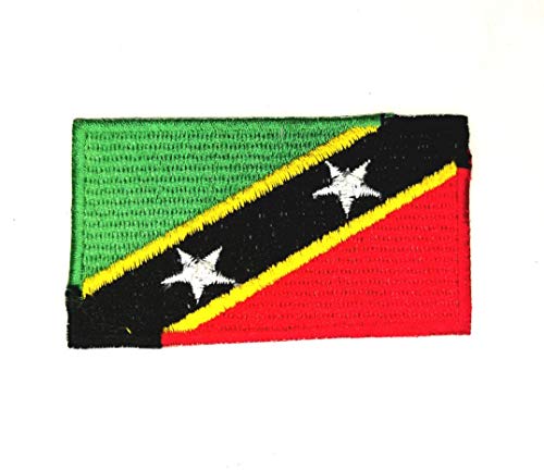 Aufnäher mit Nationalflagge St. Kitts und Nevis von GK