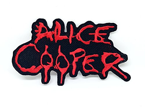 Aufnäher zum Aufbügeln oder Aufnähen, Motiv: Alice Cooper, Punk, Rock, Heavy Metal von GK