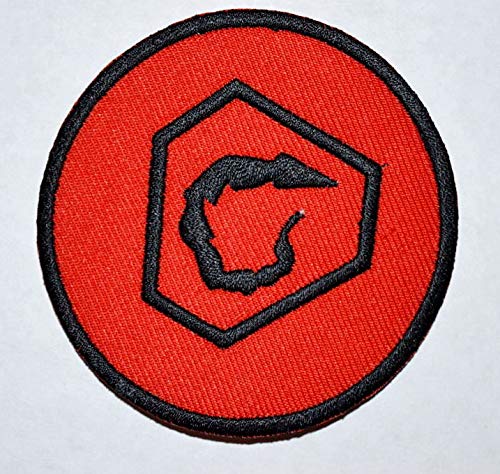 GK - NOD Original Aufnäher, 8 cm, Rot, Militär, Gaming - Command & Conquer, 1 Stück, Aufbügeln von GK