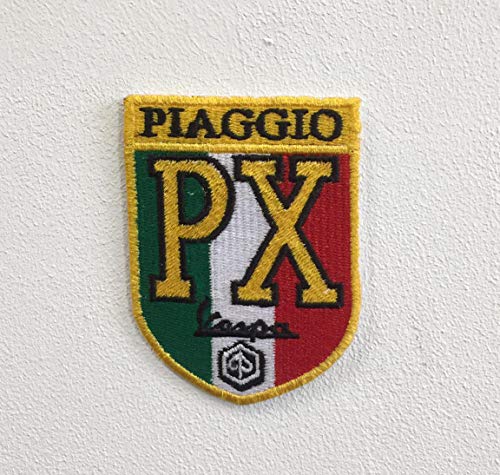 Piaggio Vespa Bike Sports Art Badge zum Aufbügeln oder Aufnähen von GK