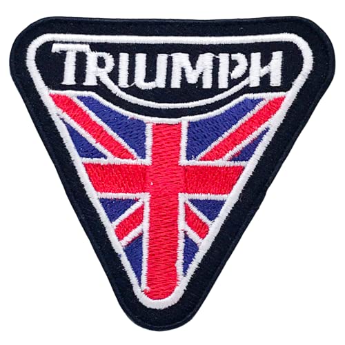 Triumph mit Union Jack-Flagge zum Aufbügeln oder Aufnähen. von GK