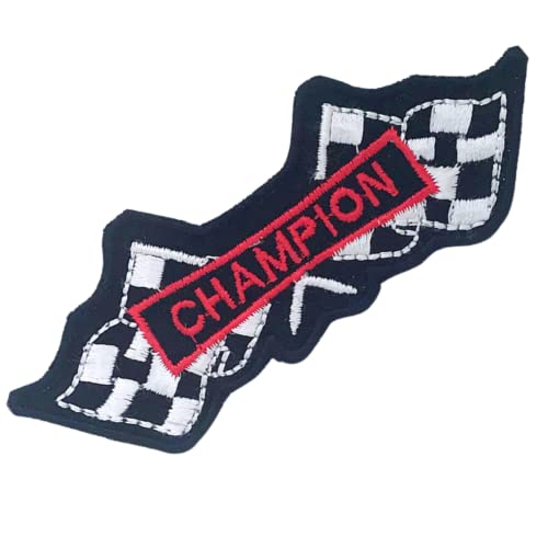 World Champion Flagge Rally Auto Motor Racing Victory Eisen auf Sew auf Patch von GK