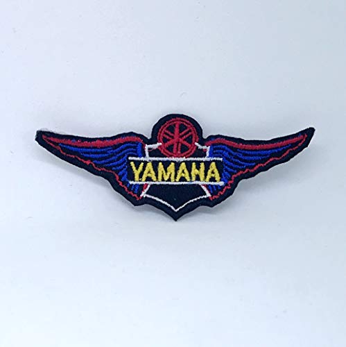 Bestickter Aufnäher mit Yamaha-Motorrad-Logo, zum Aufbügeln oder Aufnähen von GK