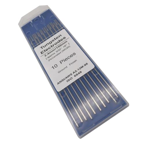 GLEAVI 1 Packung Cer-Wolfram-Elektrode schwingen Halter aus Wolfram Anspitzer Leistung tungsten electrodes tungsten rods Schweißstäbe tig Strommast Schweißelektroden Silver von GLEAVI