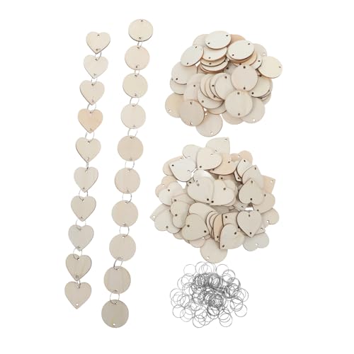 GLEAVI 100 Stück Rundes Etikett aus Holz runden Form Scheibe Ornament Herstellung Handwerk Herz Holzausschnitte Stickerei Kreis Hoop Wort-Charme-Anhänger Herzzeichen aus Holz Pappel GLEAVI 100 Stück Rundes Etikett aus Holz runden Form Scheibe Ornament Herstellung Handwerk Herz Holzausschnitte Stickerei Kreis Hoop Wort-Charme-Anhänger Herzzeichen aus Holz Pappel von GLEAVI