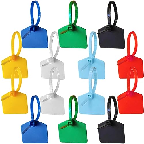 GLEAVI 120st Kabelorganisator Wiederverwendbare Kabelbinder Draht-tags Etiketten Starke Kabelbinder Multi Tags Mit Draht Versteck Streifen Schwere Kabelanker Für Kabel Kabelclips Nylon von GLEAVI