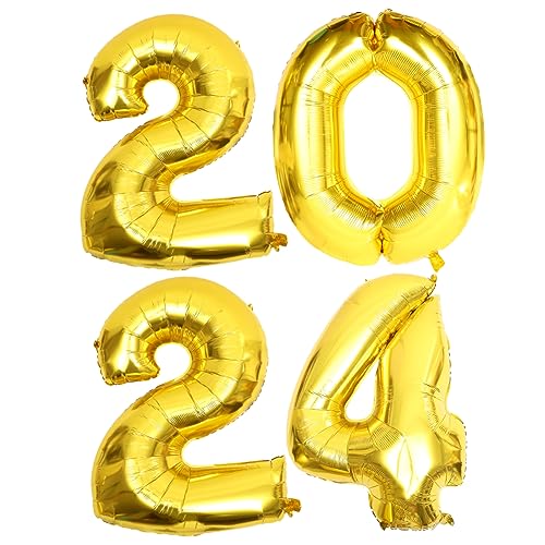 GLEAVI 1Satz Neujahrs Folienballon Ballons für Partydekoration Silvesterfeiern und Unvergessliche Erinnerungen Langlebig und Vielseitig Einsetzbar GLEAVI 1Satz Neujahrs Folienballon Ballons für Partydekoration Silvesterfeiern und Unvergessliche Erinnerungen Langlebig und Vielseitig Einsetzbar von GLEAVI