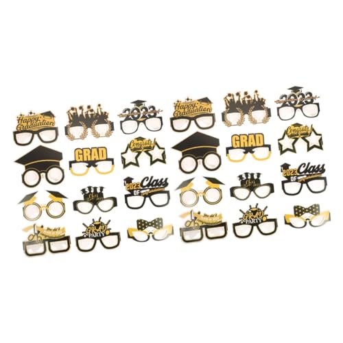 GLEAVI 2 Sätze Lustige Brille Gläser Geformt Party Abschlussfeier Zubehör Papierbrillen Dekorationen Fotokabine Requisiten Abschluss Abschlusspapierbrille 12 Stück * 2 GLEAVI 2 Sätze Lustige Brille Gläser Geformt Party Abschlussfeier Zubehör Papierbrillen Dekorationen Fotokabine Requisiten Abschluss Abschlusspapierbrille 12 Stück * 2 von GLEAVI