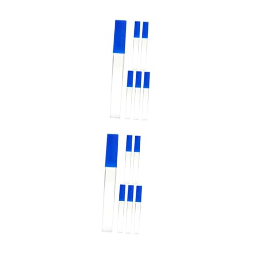 GLEAVI 2 Sätze Thermometer-schutzrohr Nadelrohr Thermometer-reiseetui Aufbewahrung Von Handarbeiten Nähnadel-organizer Nähnadelhalter Nadeletui Transparent Plastik 6 Stück * 2 von GLEAVI