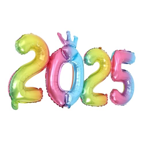GLEAVI 2025 Ballon Aus Aluminiumfolie Frohes Neues Jahr Dekorationen Frohes Neues Jahr Ballons Neujahrsdekorationen Geburtstag Luftballons Frohes Neujahrsballons GLEAVI 2025 Ballon Aus Aluminiumfolie Frohes Neues Jahr Dekorationen Frohes Neues Jahr Ballons Neujahrsdekorationen Geburtstag Luftballons Frohes Neujahrsballons von GLEAVI