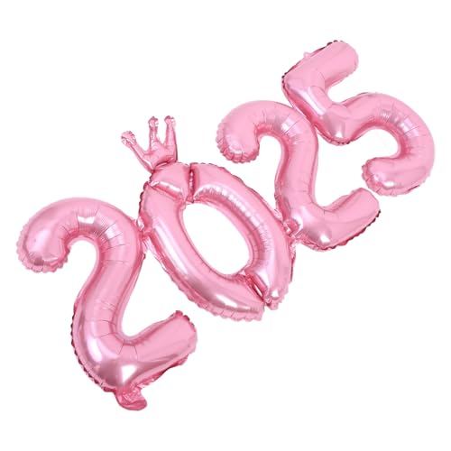 GLEAVI 2025 Zahlenballon Neujahrsdekorationen Frohes Neues Jahr Dekorationen Frohes Neues Jahr Ballons Alles Zum Geburtstag Luftballons Aluminiumfolie Rosa GLEAVI 2025 Zahlenballon Neujahrsdekorationen Frohes Neues Jahr Dekorationen Frohes Neues Jahr Ballons Alles Zum Geburtstag Luftballons Aluminiumfolie Rosa von GLEAVI