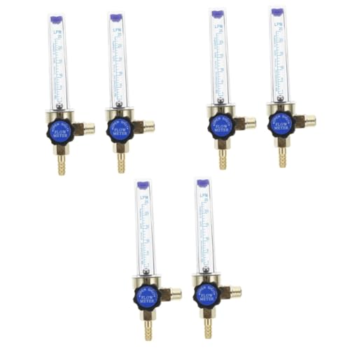 GLEAVI 3 Sätze Durchflussmesser Benzinkanister Handmessgerät Schweißgasflasche Jet Gaskanister Argonflussmesser Kohlendioxidflussmesser Argon-indikator Argonregler Psa 2 Stück * 3 von GLEAVI