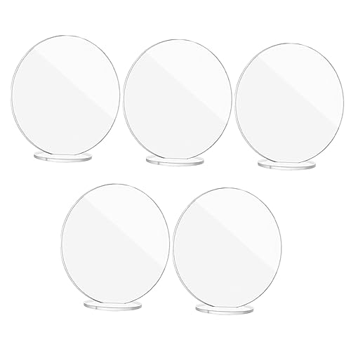 GLEAVI 5Sätze Transparente Tischkarten für Hochzeiten Sitzkarten mit Sockel Kreative Tischdekoration für Veranstaltungen Wiederverwendbar und Sicher GLEAVI 5Sätze Transparente Tischkarten für Hochzeiten Sitzkarten mit Sockel Kreative Tischdekoration für Veranstaltungen Wiederverwendbar und Sicher von GLEAVI
