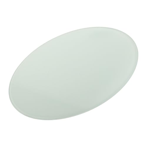 GLEAVI Hackbrett Küchenschneidebrett rundes schneidebrett Schneidebretter aus Glas Gegenschneidebrett Tischbettliste Schneidebrett für Fleisch gehärtetes Glas Weiß GLEAVI Hackbrett Küchenschneidebrett rundes schneidebrett Schneidebretter aus Glas Gegenschneidebrett Tischbettliste Schneidebrett für Fleisch gehärtetes Glas Weiß von GLEAVI