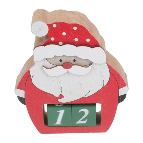 GLEAVI Holz Santa Adventskalender Countdown Blocks Kreative Weihnachtsdekoration für Drinnen Tischdeko mit Countdown Funktion Vielseitig Einsetzbar für Festliche Anlässe und Feiertage GLEAVI Holz Santa Adventskalender Countdown Blocks Kreative Weihnachtsdekoration für Drinnen Tischdeko mit Countdown Funktion Vielseitig Einsetzbar für Festliche Anlässe und Feiertage von GLEAVI