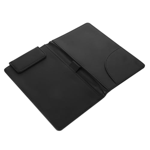 GLEAVI Schreiben von Support-Boards Zwischenablage Bretter faltbares Klemmbrett Papierhalter Clip buchhaltung buchhalterung brieftasche Billboard Büroklammer Hochwertiges PU-Leder Black von GLEAVI