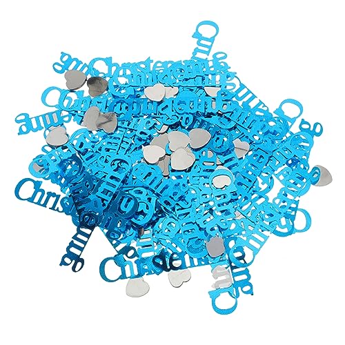 GLEAVI Tüten Plastik Konfetti für Tischstreuung für Jungen und Festliche Dekorationen für Taufen und Feiern und Herzform GLEAVI Tüten Plastik Konfetti für Tischstreuung für Jungen und Festliche Dekorationen für Taufen und Feiern und Herzform von GLEAVI