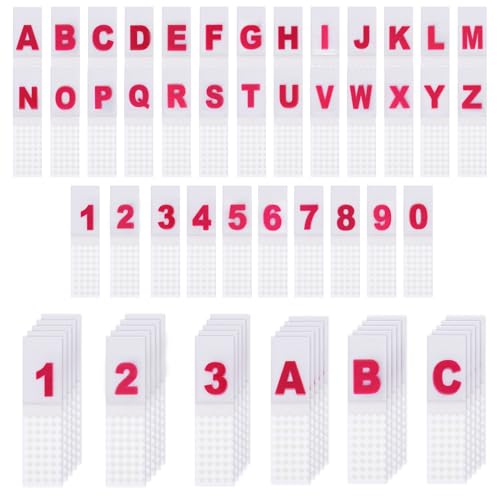 GLOBLELAND 720pcs, 2 Stile, Alphabet Register Und Zahlen Register, Selbstklebend, 0 bis 9 und A Bis Z, Selbstklebende Seitenregister, Ordnerführer, Seitenmarkierungen Für Ordner, Bücher von GLOBLELAND