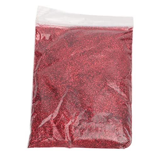 Extra Feiner Glitzer, 50 G, Glänzende Funkeln, Wunderschöner Blickfang, Weit Verbreiteter, Leicht zu Entfernender Bastel-Glitter[rot]Konfetti von GLOGLOW