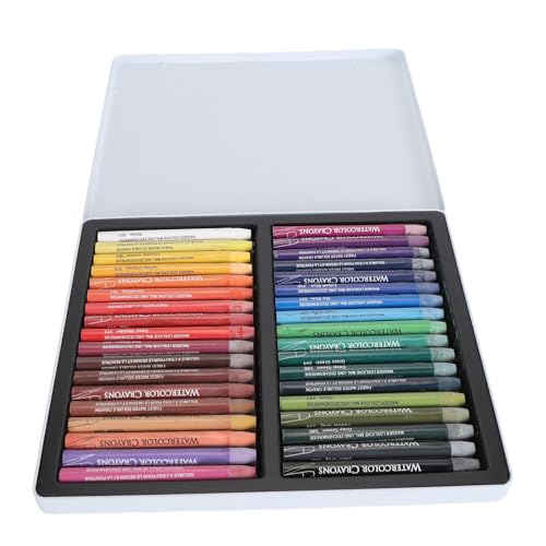 GLOGLOW Aquarellstift-Set, Professionelle Seidige Aquarellstiftstifte für Papiere, Tragbares Galerie-Set mit Aufbewahrungsbox für die Tägliche Praxis der Kunsterstellung (36 Farben) von GLOGLOW