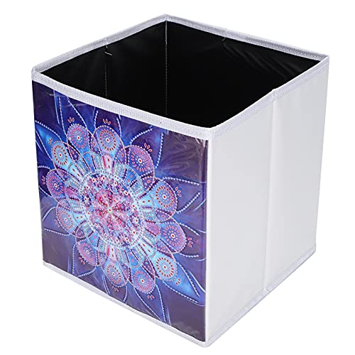 GLOGLOW DIY Diamond Painting Organizer Kits, Blumenmuster DIY Diamond Painting Art Craft Faltbare Aufbewahrungsbox für Desktop-Spielzeug-Schlafzimmer-Organizer von GLOGLOW