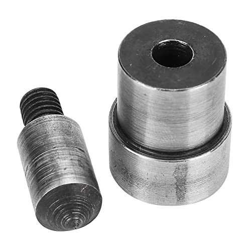 Hohlstanzer, Ledergürtel-Stanzwerkzeug, 2 Stück, 1,5–16 Mm, 45#-Stahl für Verschiedene Materialien, 11 Mm Flacher Kopf, Elastizitätsspalt, Brandneu, Silberner Stanzer mit Kleinem von GLOGLOW