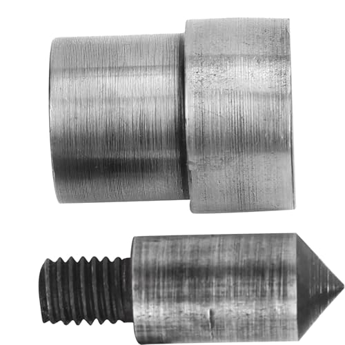 Hohlstanzer, Ledergürtel-Stanzwerkzeug, 2 Stück, 1,5–16 Mm, 45#-Stahl für Verschiedene Materialien, 11 Mm Flacher Kopf, Elastizitätsspalt, Brandneu, Silberner Stanzer mit Kleinem von GLOGLOW