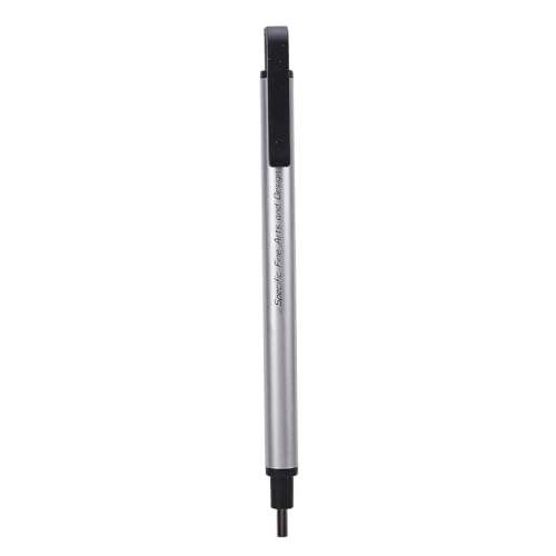 Radierstift-Set, 2,3 Mm, Professioneller Radiergummi für Highlight-Malerei, Dünner Druckbleistift, Radierstift mit Ein-Klick-Nutzung für Detail- und Technische (SILVER) von GLOGLOW