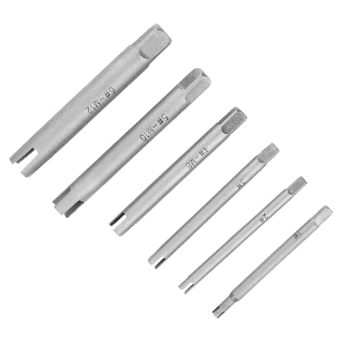 Stahl-Schraubenausdreher-Set, Hohe Härte und Anti-Hahn-Ausdreher für die Industrielle Schrauben- und Bolzenentfernung, Alltägliche Reparaturarbeiten zu Hause (6PCS) von GLOGLOW