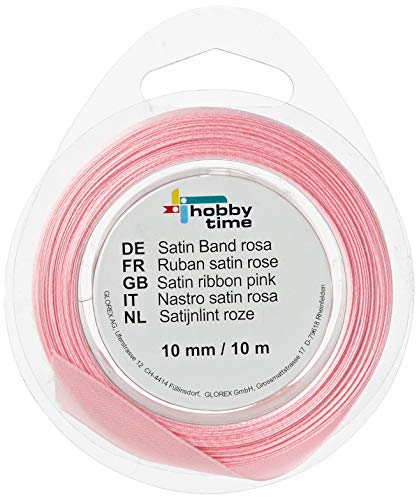 GLOREX 6 2202 208 Band, Satin, Rosa, 7 x 5.5 x 1.2 cm von GLOREX