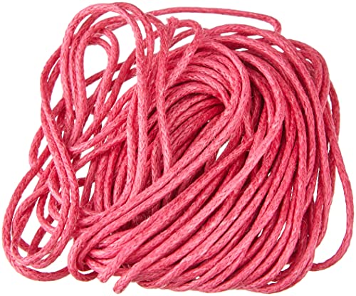 GLOREX Baumwollkordel 1mm/5m pink, Baumwolle, 8.5 x 5.5 x 1.3 cm, 5 von GLOREX