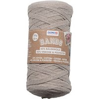 GLOREX Makramee Garn taupe Bands von GLOREX