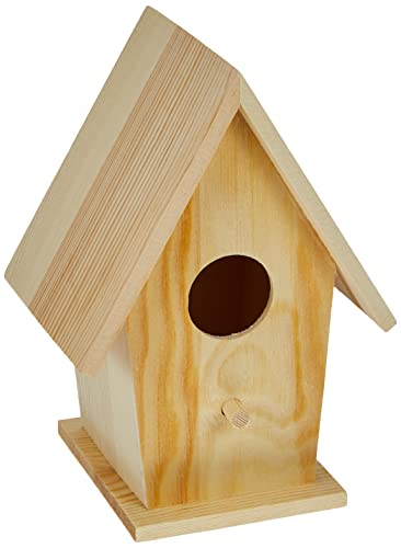 GLOREX Vogelhaus, FSC Kiefer, Holz, Natur, 19 x 14,5 x 11 cm GLOREX Vogelhaus, FSC Kiefer, Holz, Natur, 19 x 14,5 x 11 cm von GLOREX