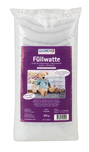 Glorex GmbH 0 2523 Füllwatte, 300 g, weiß von GLOREX