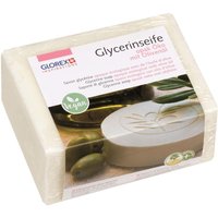 Glycerin Öko-Gießseife "Olivenöl", Opak - 500 g von GLOREX