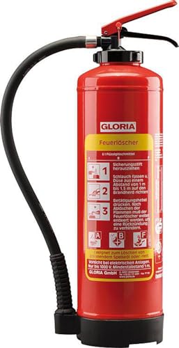 Gloria 804111.2961 Fettbrandaufl. Feuerlöscher 6L von Gloria