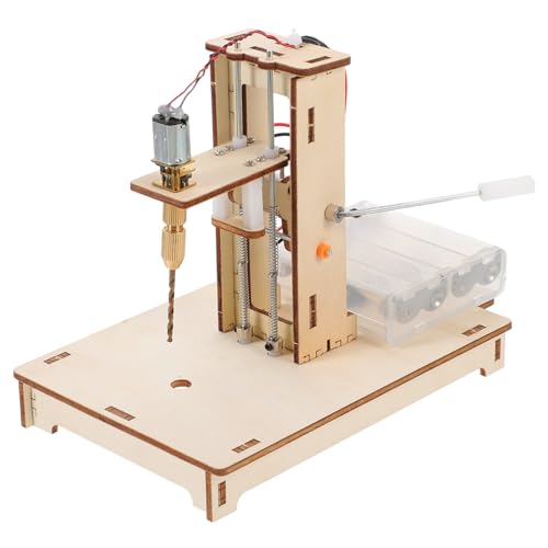 GLSTOY Wissenschaft Technologie Mini Bohrmaschine 1 Set Holz Bank Bohrmaschine Kit von GLSTOY