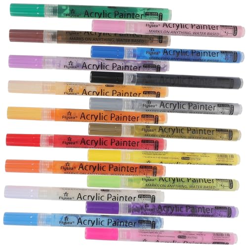 GLSTOY 1 Schachtel Acrylpinsel Bastelfarbe Marker Zeichnen Farbmarkerstift Malstifte Markierungsstifte Zum Malen Kinder Malen Marker Graffiti-stift Farbstifte Farbmarkierungen Acryltinte von GLSTOY