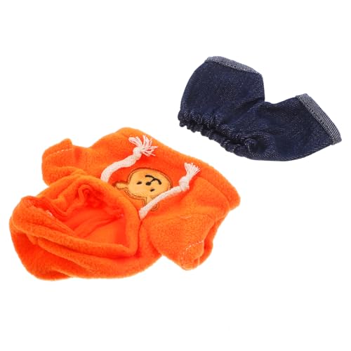 GLSTOY 1 Set Austauschbare Kleidung Für Bären 20cm üschspielzeug Outfits Mit Hoodie Und Hose Für ädchen Kuscheltier Bekleidung Für Puppen Und von GLSTOY