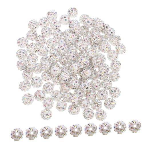 GLSTOY 100 Stück Diamant Perlen Strass Perlen Perlen Für Die Herstellung Von Armbändern Perlen Zum Basteln Armband Abstandshalter Perlen Für Die Herstellung Von Armbändern von GLSTOY