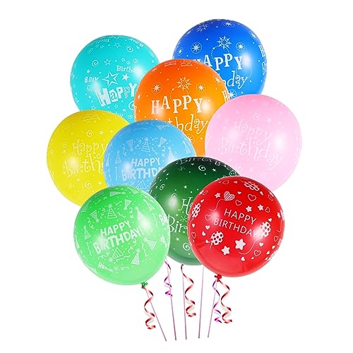 GLSTOY 100 Teiliges Party Ballon Set Bunte Luftballons Für Geburtstagsfeiern Herz Ballons Und Dekoration Ideales Partyzubehör Für Unvergessliche Anlässe von GLSTOY