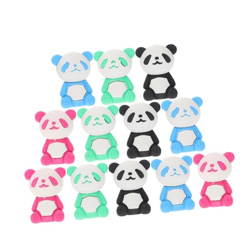 GLSTOY 16 Stück Cartoon Radiergummi Set Für Lustige Tier Motive Mit Panda Design Ideales Für Kindergeburtstag Malen Und Raumdekoration Zufällige Farben von GLSTOY