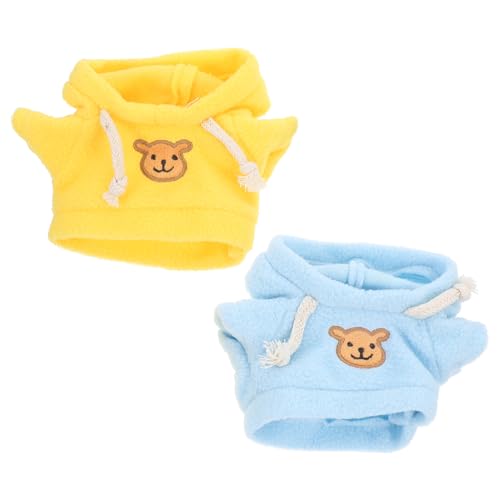 GLSTOY 2 Stücke Bär Stofftier Kleidung Bär Puppe Outfit Waschbar Kleidung Set von GLSTOY