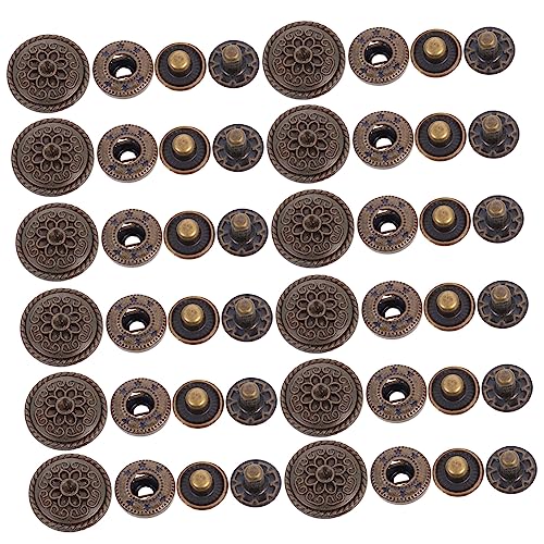 GLSTOY 20 Sätze Zinklegierung Snap Fastener Cartoon Button Zinklegierung Snap-button-set von GLSTOY