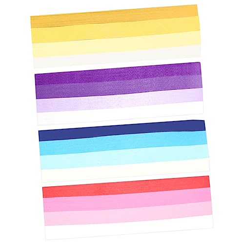 GLSTOY 2160 Stück Stern Papierstreifen Für DIY Bastelprojekte Pentagramm Faltpapier Bunten Farben Ideales Bastelpapier Für Kreative Anwendungen Und Dekorationen von GLSTOY