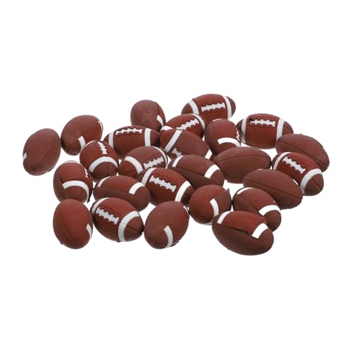 GLSTOY 25st Oliven-radiergummi Rugby-radiergummi Lustige Radiergummis Für Kinder Mini-rugbyball Neuheit Radiergummi in Rugby-form Sport-radiergummis Fußball Radiergummi Light Brown von GLSTOY