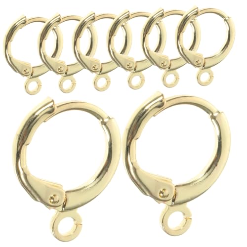 GLSTOY 30 Stück Huggie Hoop Ohrringhaken Hochwertiges Ohrringzubehör Für DIY Handarbeiten Ideal Für Kreative Schmuckgestaltung Und Individuelle Ohrschmuck Projekte von GLSTOY