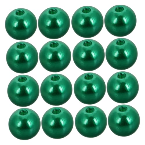 GLSTOY 300st Nachahmungsperle Lose Perlen Schlüsselanhänger Schmuckzubehör Perlen Für Die Herstellung Von Armbändern Schmuck Diy Zubehör Diy-perlen Perlen Für Armbänder Abs-material Green von GLSTOY