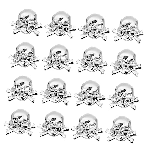 GLSTOY 48st Piraten Piratenschädelringe Gotischer Schädelring Halloween Vintage-punk-ringe Piratenringe Punkringe Für Totenkopfringe Für Kinder Kinderspielzeug Plastik von GLSTOY