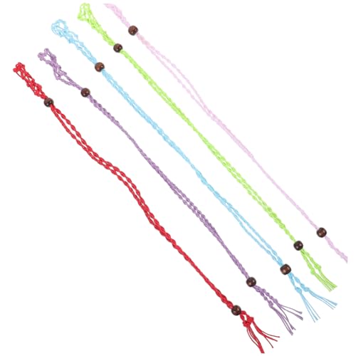 GLSTOY 5 Stück Verstellbare Halskette Halter Aus Netting Cord Für DIY Schmuck Ideal Für Und Kristallkäfige Perfekt Für Kreative Und Bastler von GLSTOY